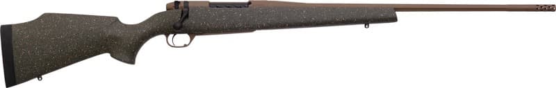 WEATHERBY MARK V WEATHERMARK LT 6.5 CM 22" FDE/BLACK<