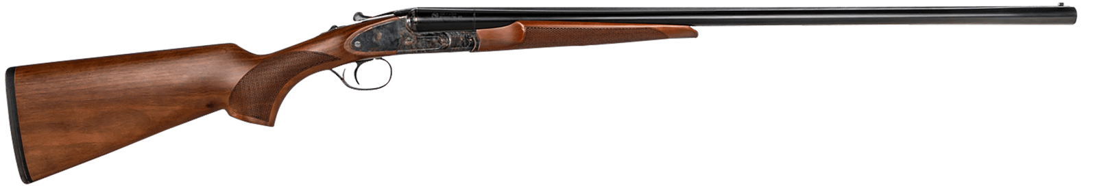 CZ-USA 06401 Sharp-Tail  12 Gauge 3" 2rd 28" Black Hard Chrome Side by Side Barrel, Color Case Hardened Metal Finish, Turkish Walnut Stock Includes 5 Chokes