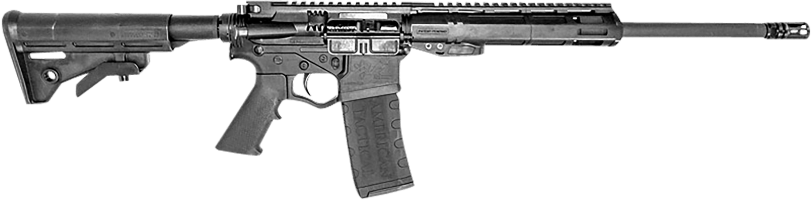 ATI ATIGAX5569MLPMG Alpha-15 Maxx 5.56x45mm NATO 30+1 16" Hanson Profile Barrel, Black, Metal/Polymer Rec, 9" Polymer M-LOK Handguard, OEM MM4 Stock, A2 Grip