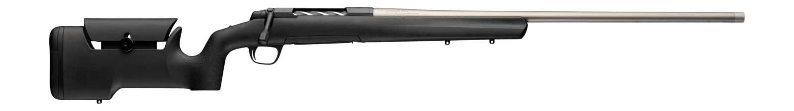 Browning 036120297 X-Bolt 2 Special Max LR SPR Full Size 300 PRC 3+1 26" Matte Stainless Heavy Sporter Threaded Barrel, Matte Stainless Stainless Steel Drilled & Tapped Receiver, Black Adjustable Max
