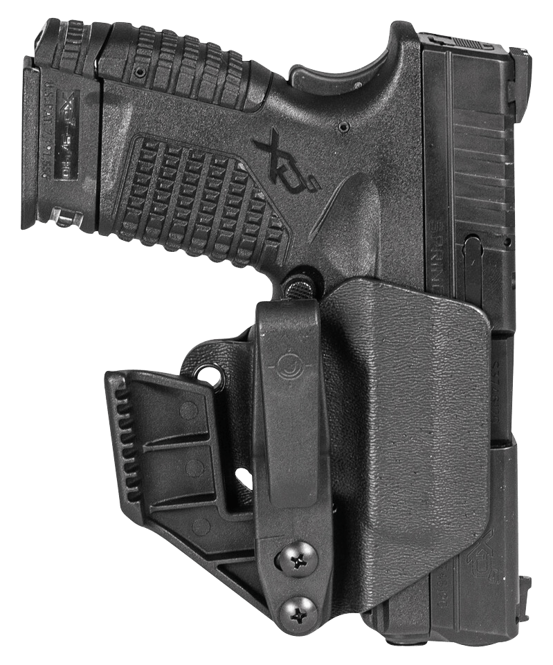 Mission First Tactical H2SFXDSAIWBM Minimalist Holster IWB Black Polymer Belt Clip Fits Springfield XD-S 9/40 3.30" Barrel Ambidextrous