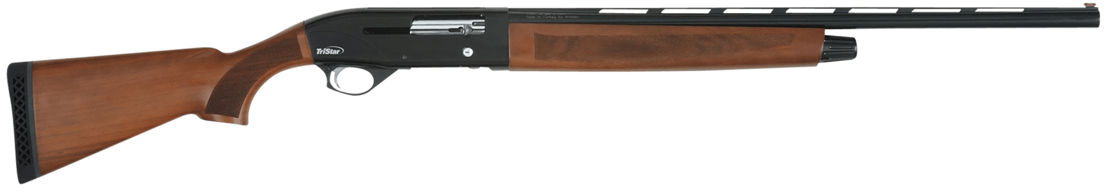TriStar 24104 Viper G2 Compact 20 Gauge Semi-Auto 3" 5+1 24" Black Vent Rib Barrel, Black Steel Receiver, Fixed  Walnut Stock, Beretta/Benelli Choke Tube, Right Hand