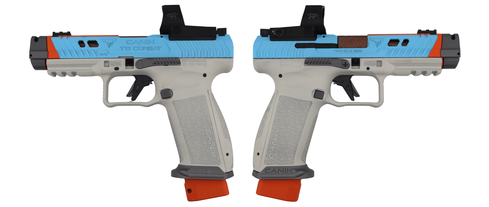 CANIK TTI COMBAT TRACKSIDE 9MM PISTOL 4.6" 2-18RD