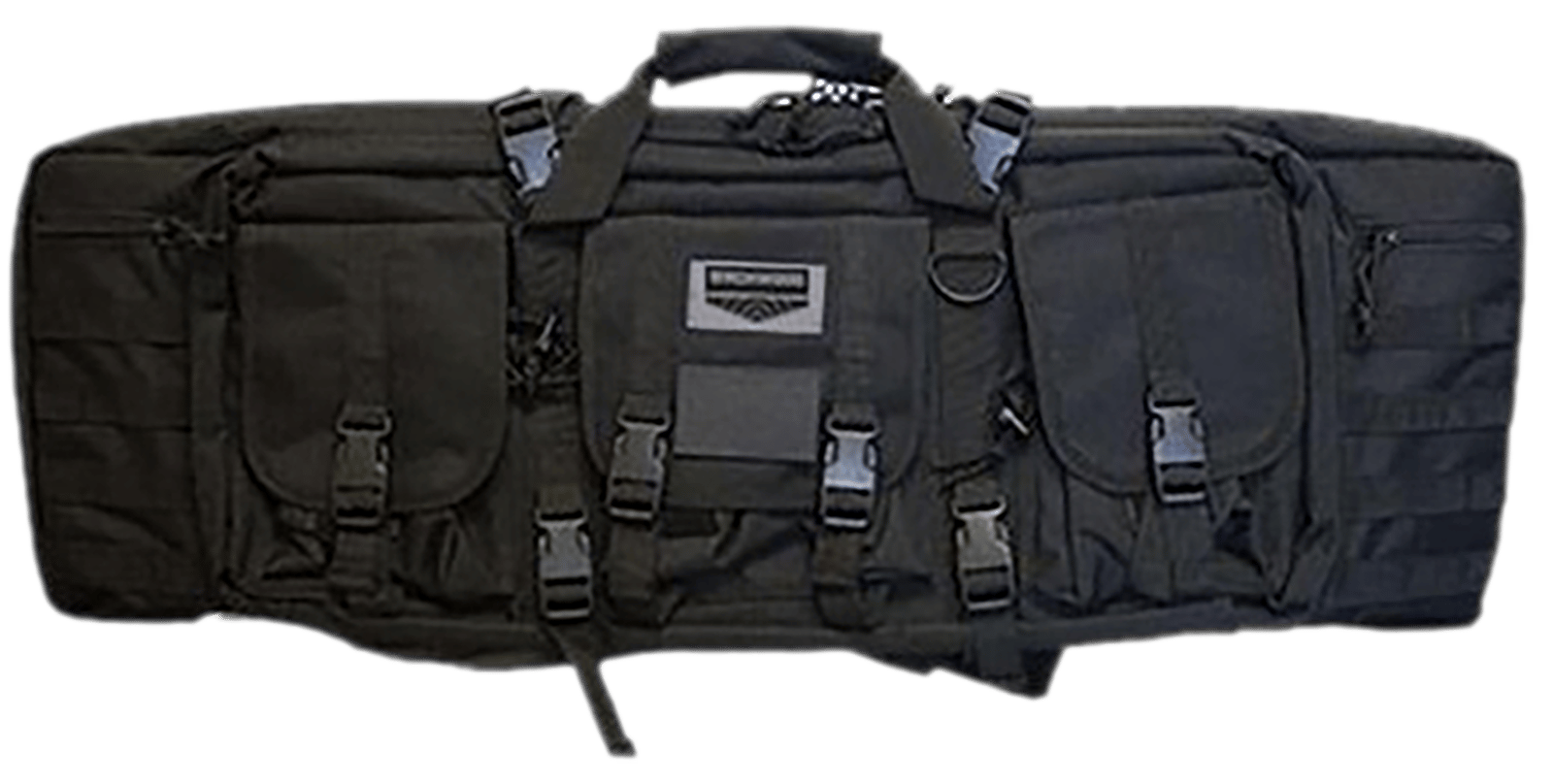 Birchwood Casey RBG36 Single Gun Case  36" Black 600D Polyester w/ Padded Straps/3 Large Storage Pockets & Dual Zippered Storage