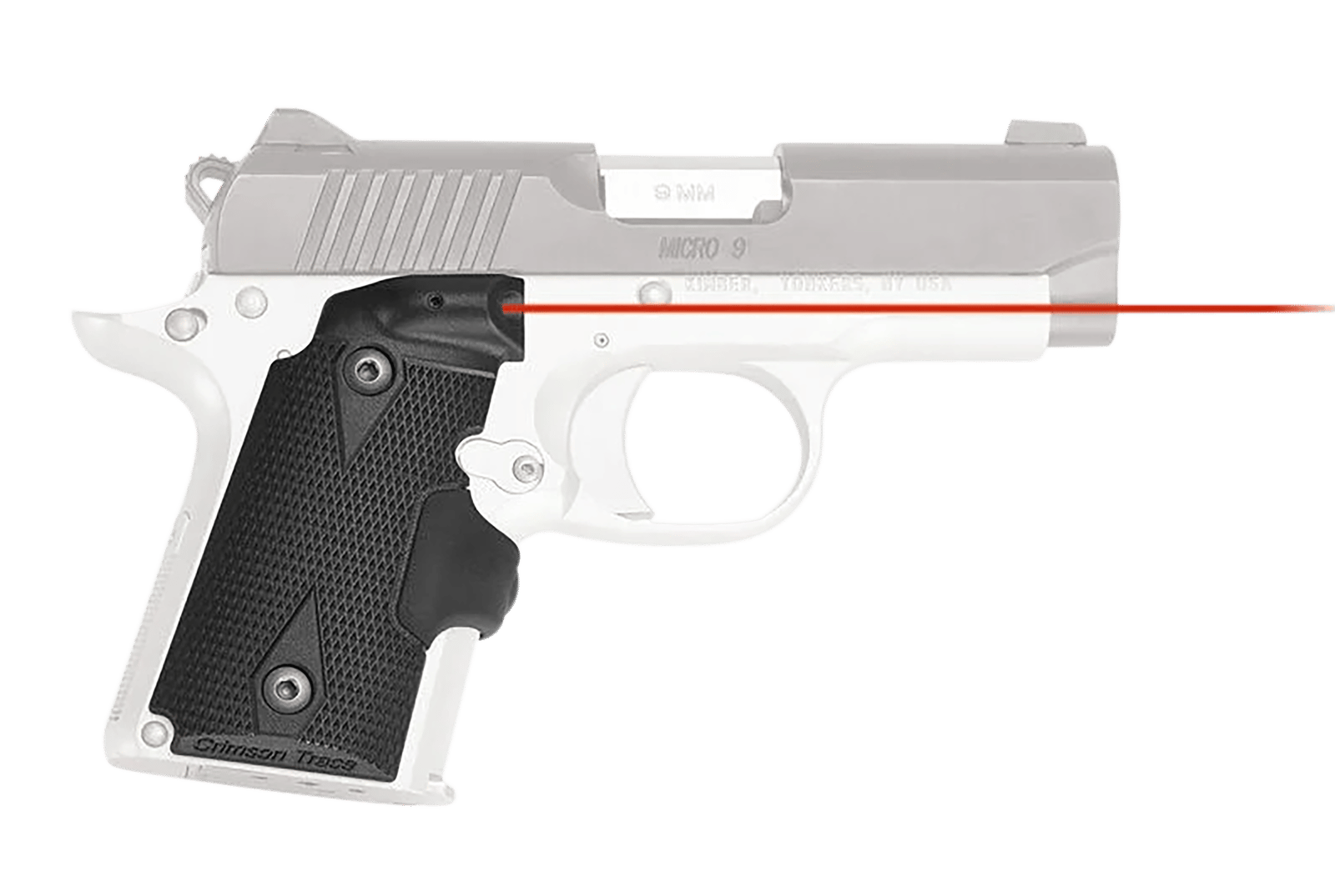 Crimson Trace 0152601 Lasergrips  Fits Kimber Micro 9, Red Laser Black Polymer