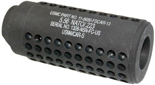 GUNTEC AR15 FAKE SUPPRESSOR SOCOM MINI 1/2X28 TPI BLACK
