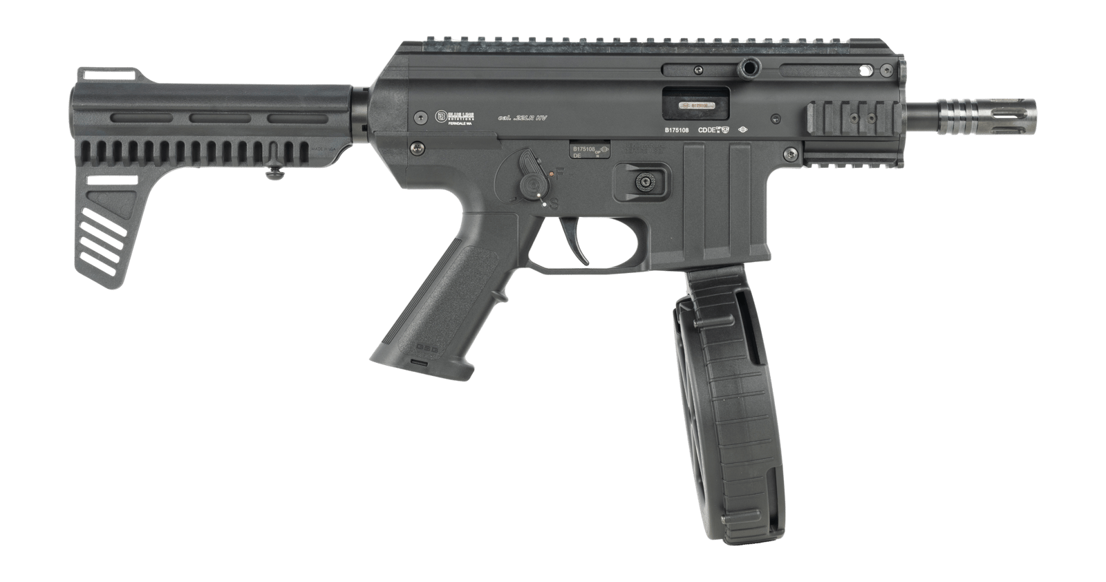 Mauser Rimfire 415.00.60_1 TacOps Pk 22 LR 110+1 5" Black Anodized Steel Barrel, Picatinny Rail Receiver, Black Aluminum Frame w/Picatinny Rail