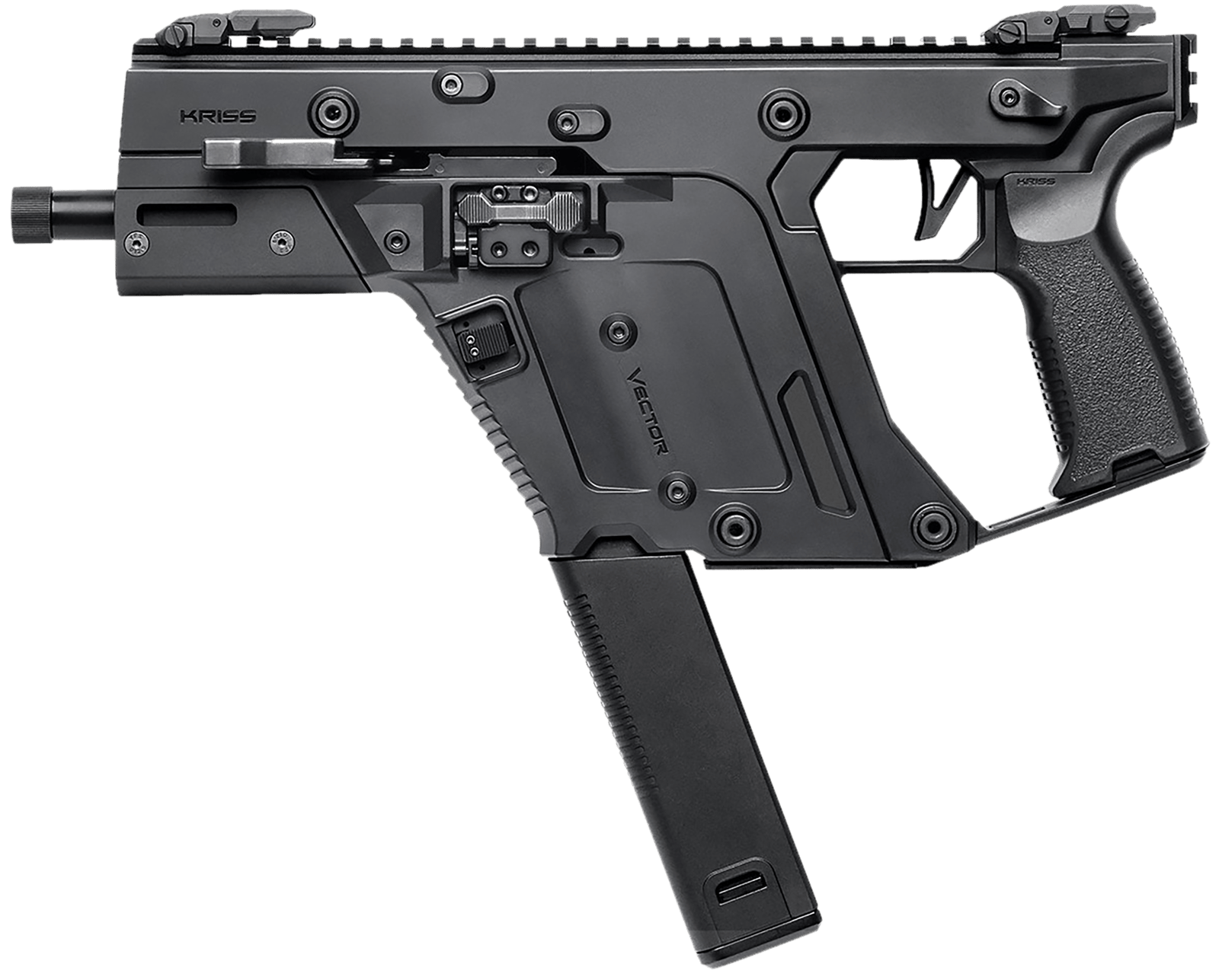 Kriss USA KV903PBL00 Vector SDP Gen3 9mm Luger 40+1 5.50" Black Nitride Threaded Barrel, M-LOK Handguard, Black Picatinny Rail Receiver & Rear, Black Polymer Grip, Ambidextrous, Glock Mag Compatible