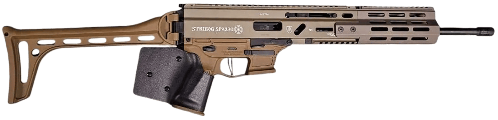 Grand Power 810091158197 Stribog SP9A3G *CA Compliant 9mm Luger 16" Flat Dark Earth