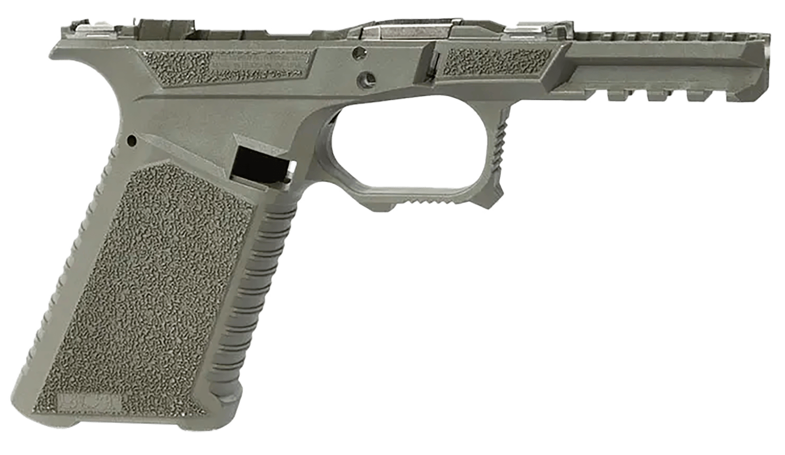 Sct Manufacturing 0225010100IB Full Size  Compatible w/ Gen3 17/22/31 OD Green Polymer Frame Aggressive Texture Grip Includes Locking Block