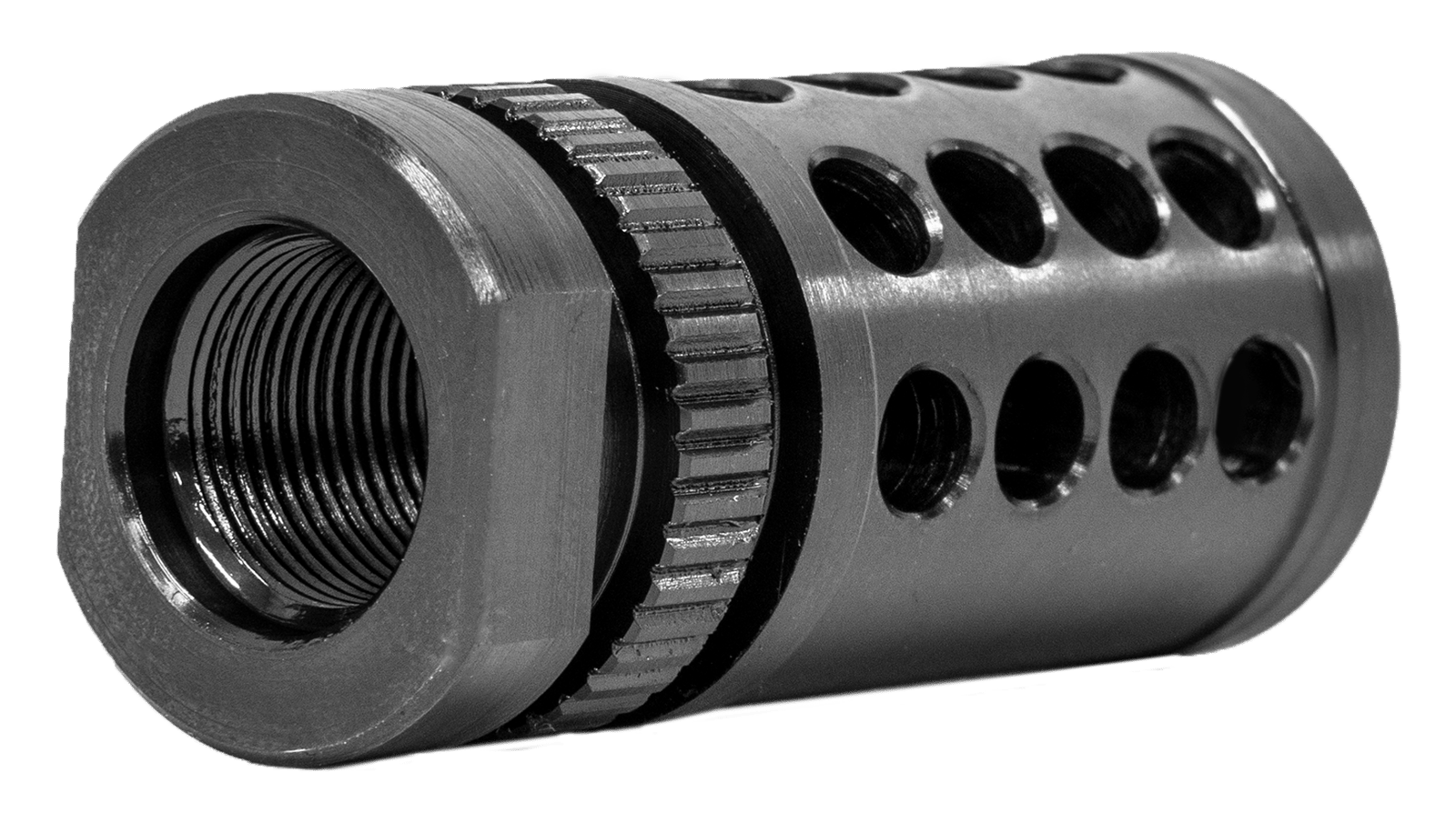 GrovTec US Inc GTHM317 G-Nite Flash Suppressor Black Nitride Steel with 1/2"-28 tpi Threads for 223 Cal