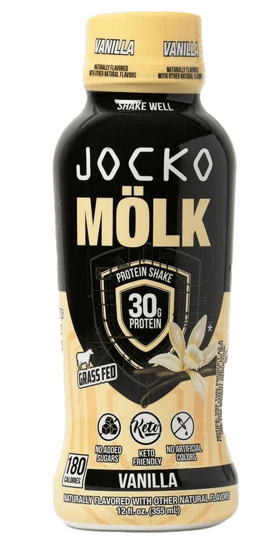 Jocko Fuel 29091 Vanilla Protein Shake 12oz 12Pack