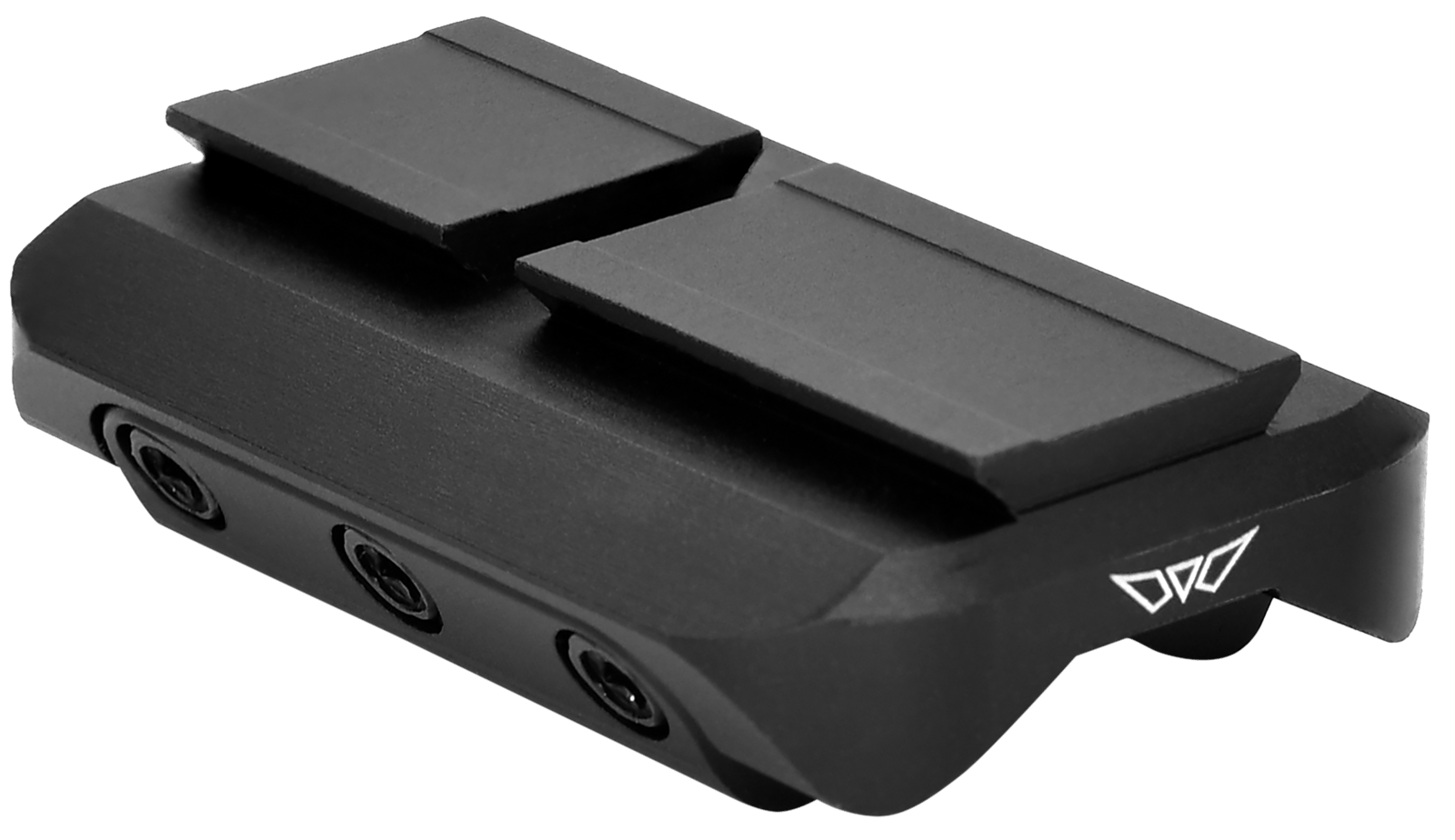 Warne 6112M Red Dot Reflex Mount Shotgun Rib Black Anodized Aluminum Fits Mini RDR Sights w/ACRO Interface