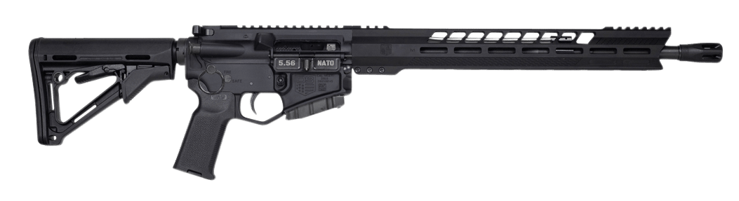 Diamondback DB1791K001 DB15 *CA Compliant 5.56x45mm NATO 16" 10+1 Black Adjustable Magpul CTR Stock Black Magpul MOE K2 Grip with Black Gold Lower