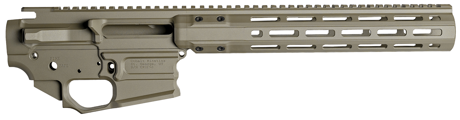 Cobalt Kinetics CKPROSET675FDE CK-Pro Receiver Set 6.75" FDE