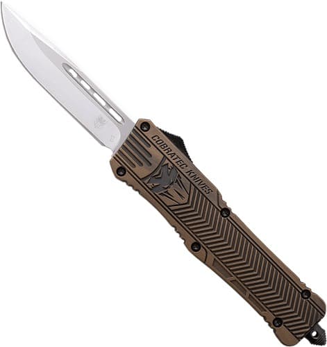 COBRATEC MEDIUM CTK1 OTF CERTAKOTE BRONZE 3" DRP POINT!