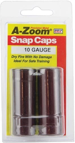 A-ZOOM METAL SNAP CAP 10GA. 2-PACK
