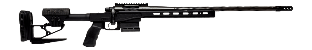 Horizon Firearms HRF-VAD-22CM-18R Vandal DM 22 Creedmoor 18" Black Chrome Spiral Fluted Threaded Barrel, Black Chrome Receiver w/Picatinny Rail, ARCA Rail, Black Anodized XLR Element 4.0 Aluminum Stoc