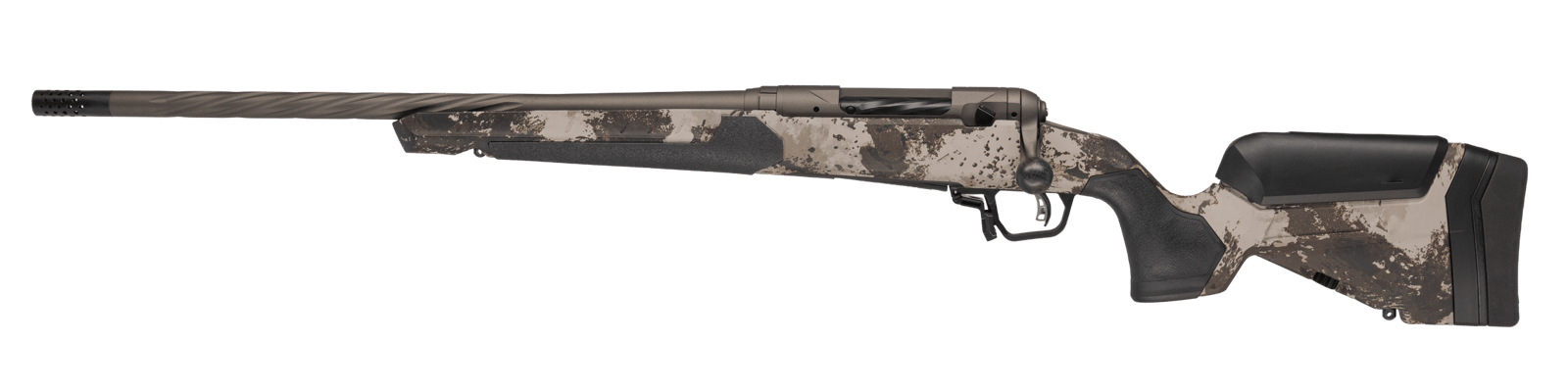 Savage Arms 32628 110 Core Hunter Pro 300 PRC 5+1 24" Fluted Barrel, Savage Western Camo AccuStock w/AccuFit V2 Synthetic Stock, Left Hand