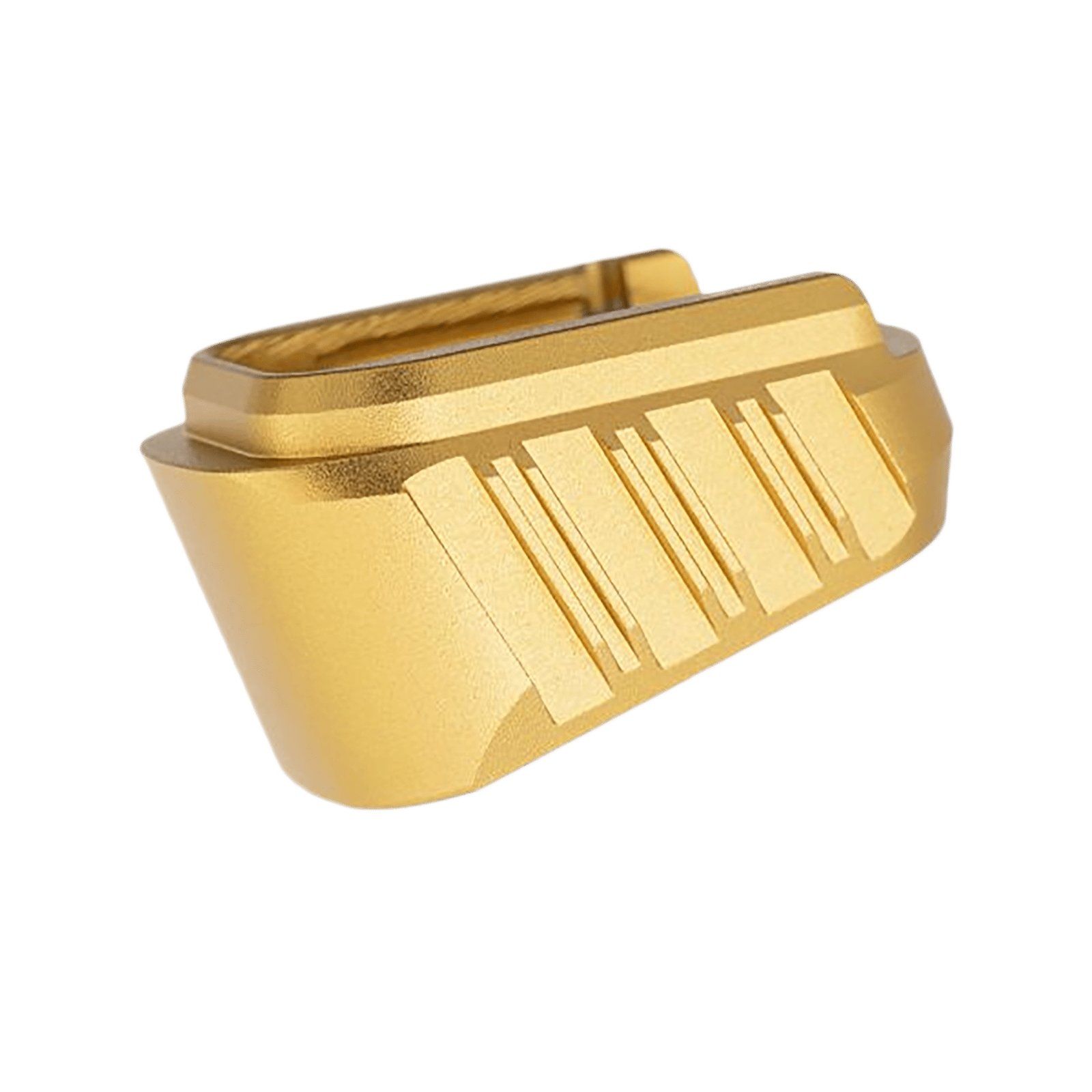Tyrant CNC TDHCATMAGEX3GOLD Hellcat Magazine Extension Fits Springfield Hellcat Pro Gold 7000 Series Aluminum
