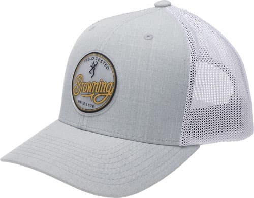 BROWNING CAP OBJECTIVE MESH SNAPBACK HEATHER GRAY OSFM*