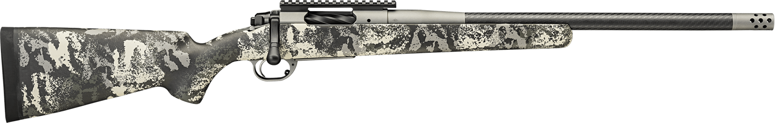 Springfield Armory BAB92465PRCCFY 2020 Boundary  6.5 PRC 3rd 24" Tactical Gray Cerakote Model 2020 Stainless Steel Receiver Rogue Camo Carbon Fiber Stock