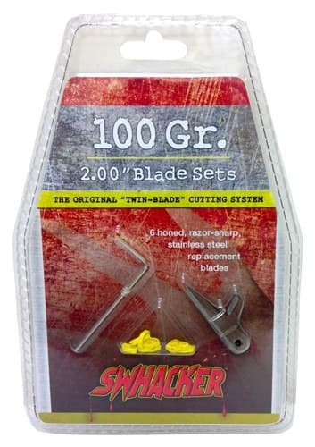 SWHACKER REPLACEMENT BLADES 2-BLADE 100GR 2" CUT 6/PK