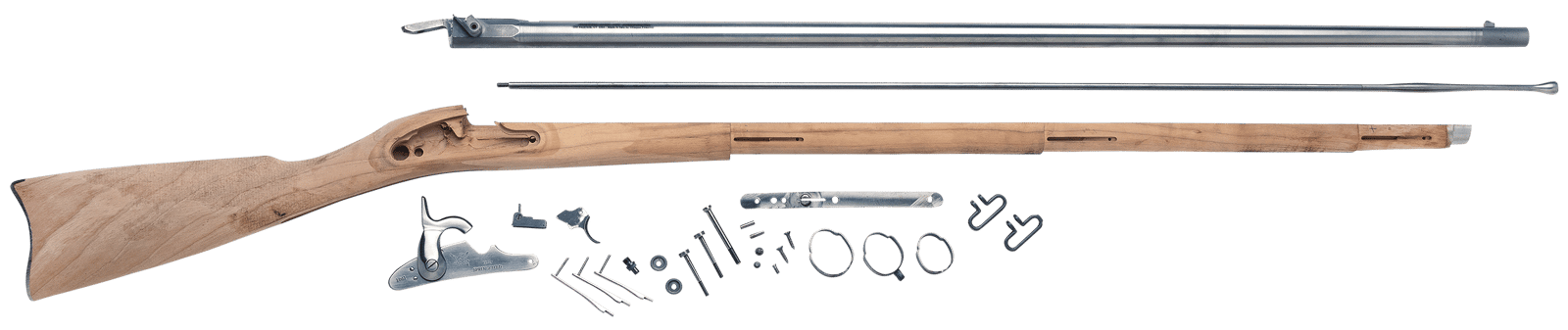 Traditions KR6186100 1861 Springfield  58 Cal Percussion 40" Natural Stainless Rifled Barrel Unfinished Walnut Stock Sidelock Action
