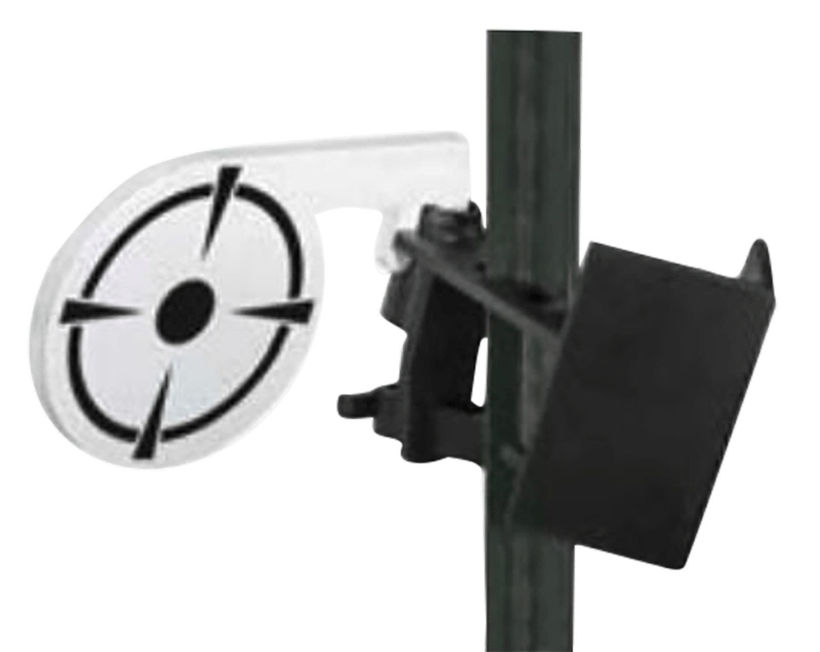 Birchwood Casey TP38DT T-Post Dueling Target Steel Black/White Bullseye