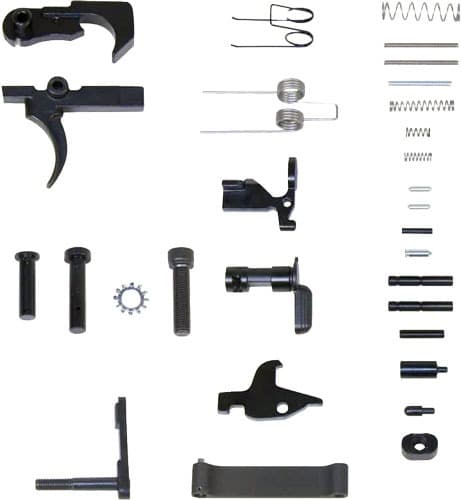 GUNTEC COMPLETE LOWER PARTS KIT AR15 "WITHOUT GRIP"