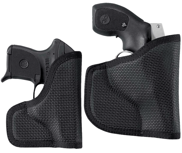 DeSantis Gunhide N38BJ8BZ0 Nemesis  Pocket Black Rubberized Fabric Fits Glock 43 Ambidextrous