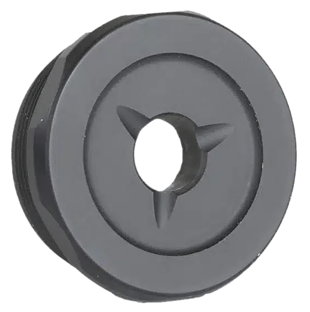 Jk Armament JK155LTEC45 LT Flash Reducer End Cap 45Cal Fits Aluminum Hard Anodized Black