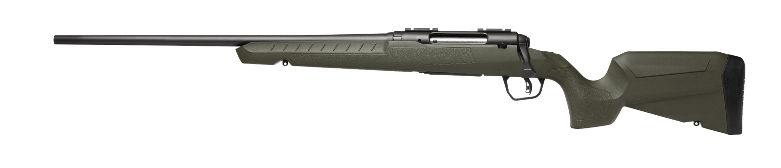 Savage Arms 32132 Axis 2 Compact 350 Legend 4+1 18" Matte Black Heavy Sporter Barrel, Matte Black Drilled & Tapped Carbon Steel Receiver, Fixed OD Green Synthetic Stock, Left Hand