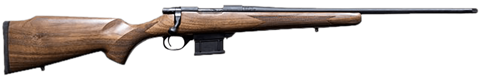 Howa HWH22ARC 1500 Mini Action Full Size 22 ARC 5+1 22" Blued Threaded Barrel, Blued Stainless Steel Drilled & Tapped Receiver, Walnut Fixed Stock, Right Hand