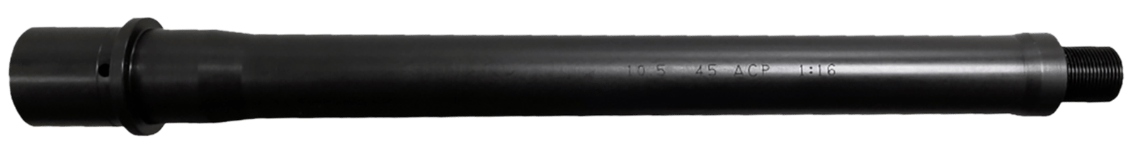 Stern Defense 00645ACPBARREL105INCHD   45 ACP 10.50" Black Melonite 4150 Chrome Molly Steel Barrel