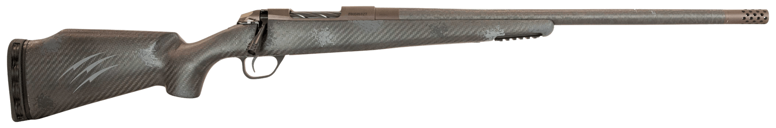 Fierce Firearms FCRG7PRC24TP Carbon Rage  Full Size 7mm PRC 3+1 24" Black C3 Carbon Fiber Barrel, Tungsten Gray Cerakote Steel Receiver, Phantom Camo Stock, Right Hand