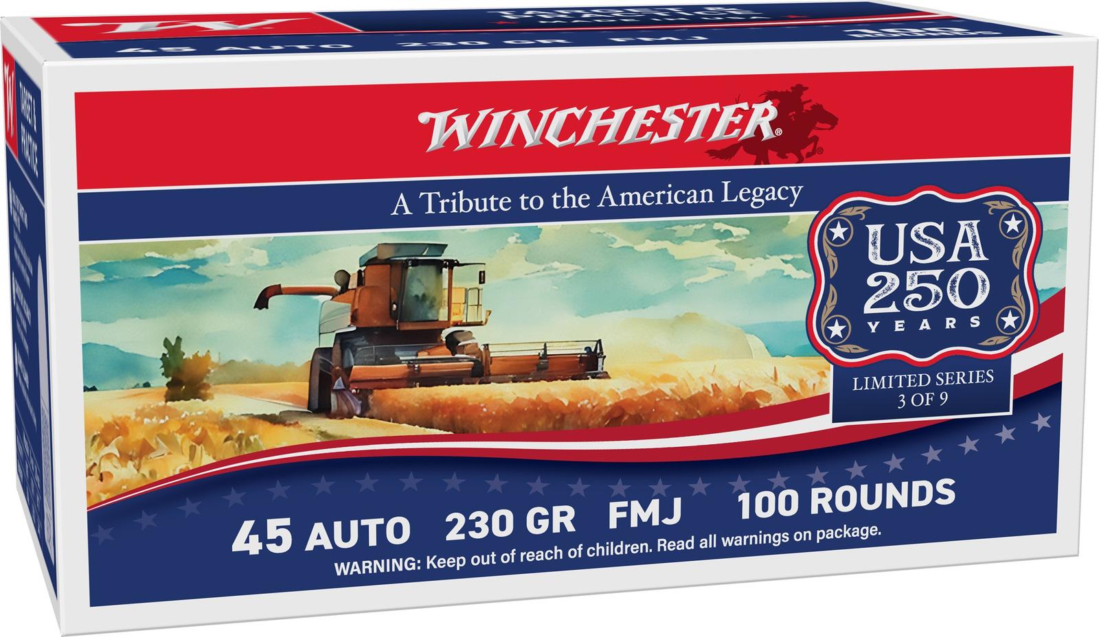 WIN USA 250TH 45ACP 230GR FMJ VP 500RD CASE
