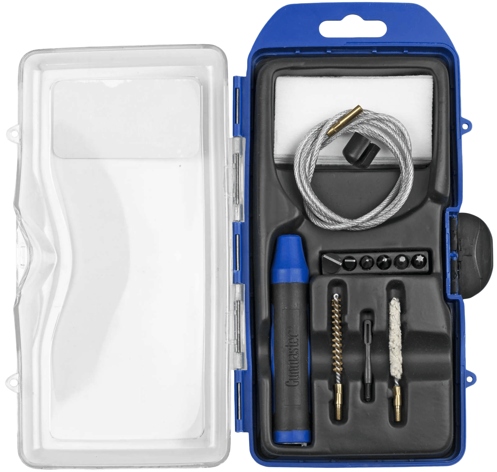 DAC GM17R GunMaster Cleaning Kit 17 Cal Rifle/14 Pieces Black/Blue