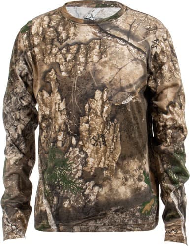 HABIT BEAR CAVE YOUTH TEE LONG SLEEVE REALTREE APX LARGE