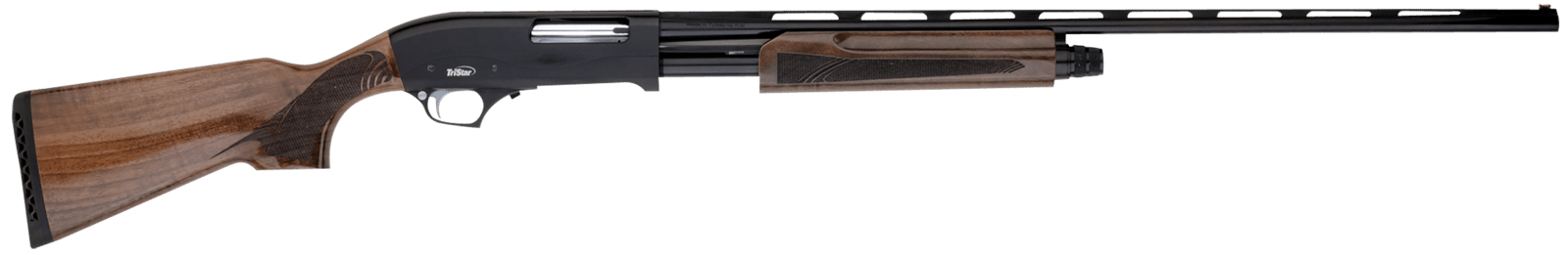 TriStar 23143 Cobra III  Compact 410 Gauge Pump 3" 5+1 24" Black Vent Rib Barrel, Black Steel Receiver, Fixed Walnut Stock, Beretta/Benelli Choke Tubes, Right Hand