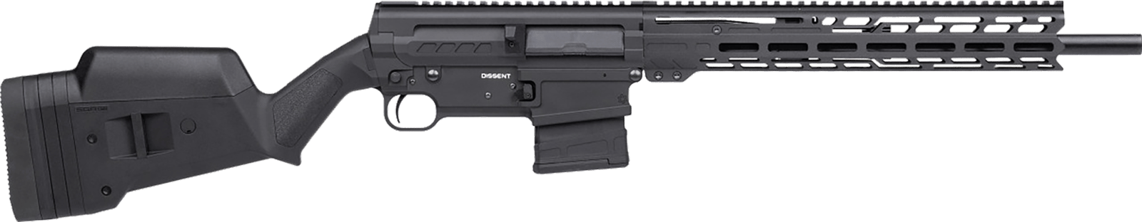 CMMG 38A260C-AB Dissent BR3 *NY/CA Compliant .308 Win 10rd 16.10" Non-Threaded w/ Empire Profile Barrel Armor Black