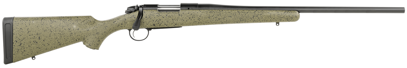 Bergara Rifles B14S103C B-14 Hunter 243 Win 4+1 22", Graphite Black Cerakote Barrel, SoftTouch Speckled Green Stock