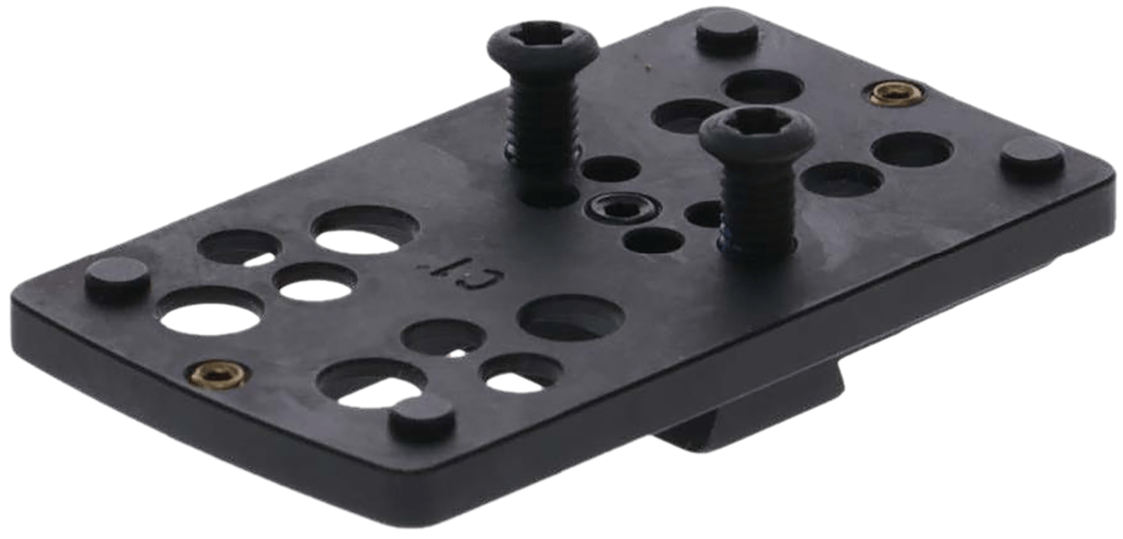 TruGlo TGTG8950C2 Pistol Red Dot Sight Mount  Black Nitride Fortress Steel Trijicon RMR Mount