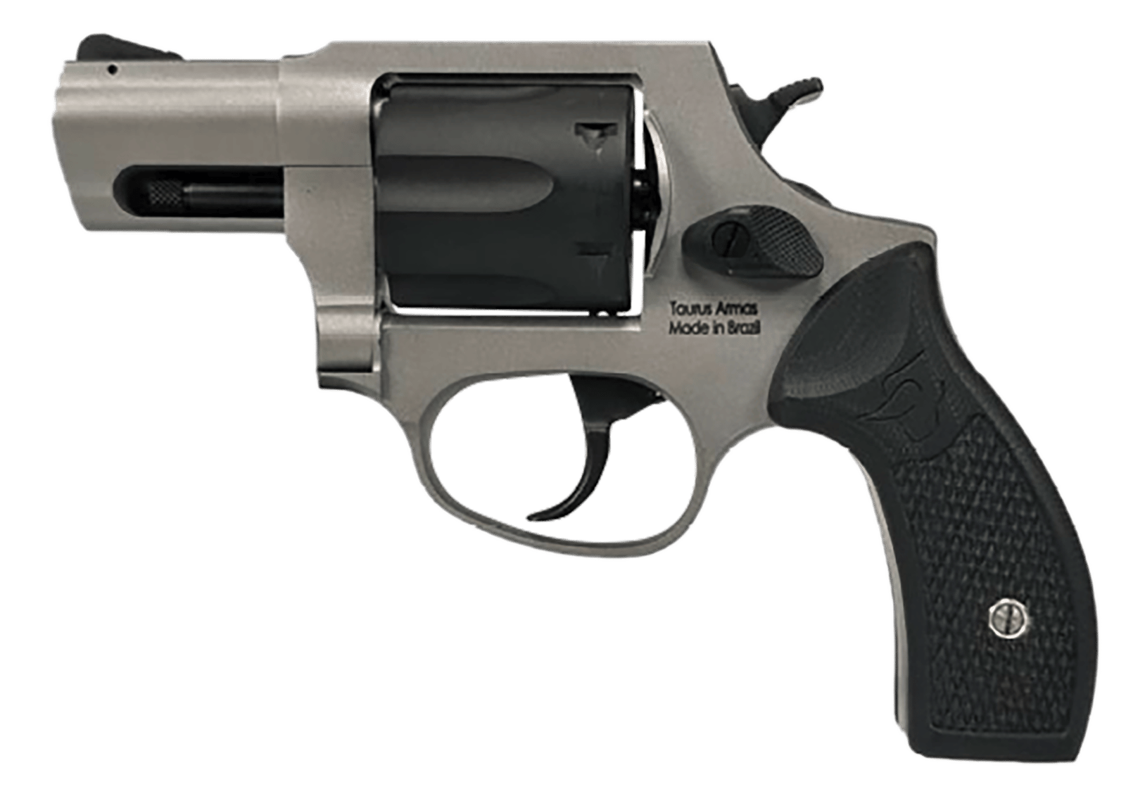 Taurus 2-85625-BG10 856  Small 38 Special 6 Shot 2" Matte Stainless Steel Barrel, Black Cylinder, Matte Stainless Steel Frame, Black G10 Grip, Transfer Bar Safety, Exposed Hammer