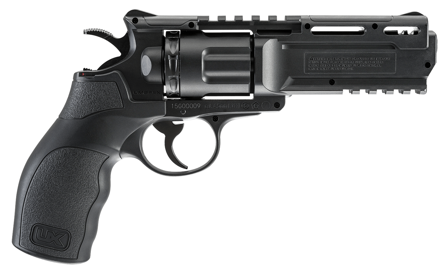 Umarex 2252109 Brodax  CO2 177 BB 10rd Black Frame Black Polymer Grip