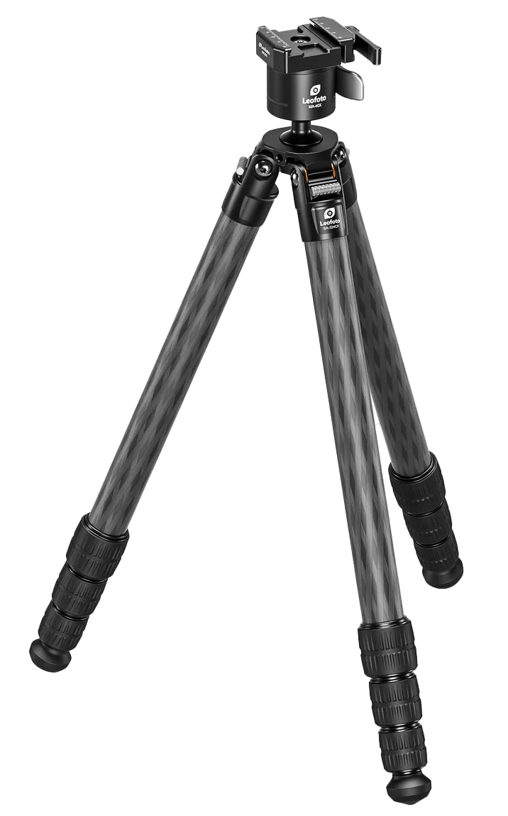 Leofoto Usa SA-324CX+MA-40X  Carbon Fiber Tripod Black