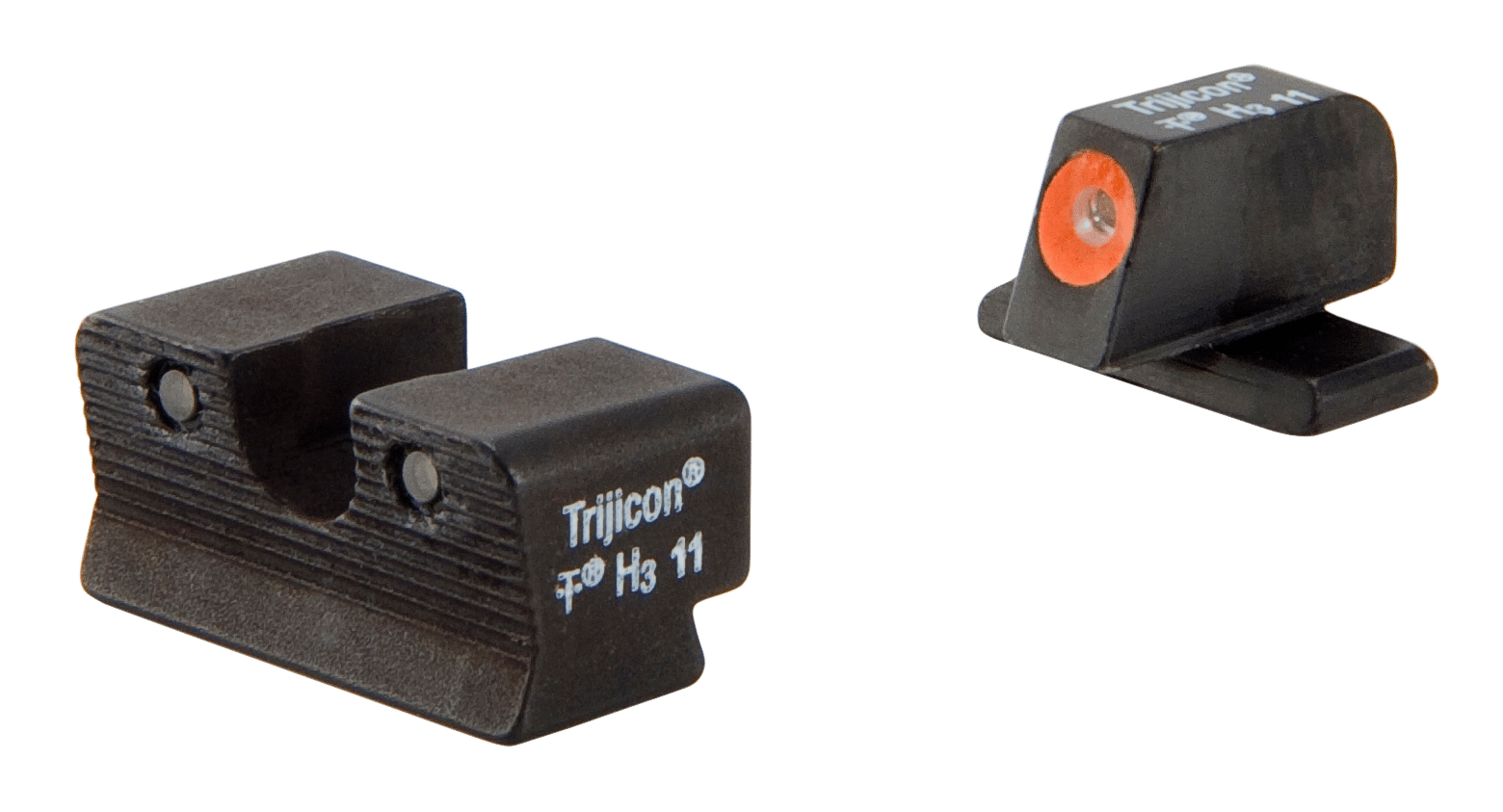 Trijicon 600752 HD Night Sights  Green/Tritium Orange Outline Front Sight-Green Tritium Black Outline Rear Sight Springfield Armory XD-S/XD-E