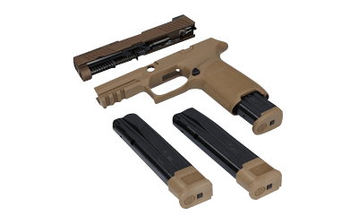 Sig Sauer 8900268 X-Change Kit M18 9mm Luger Sig 320 Handgun Coyote Tan 17/21 rd