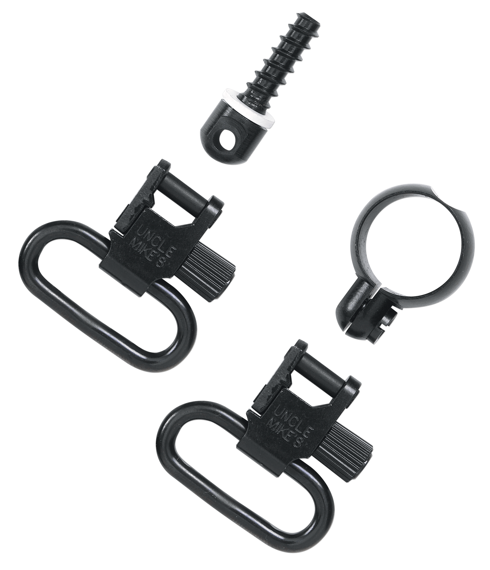 Uncle Mike's 13412 Super Swivel  Quick Detach 115 RF Blued 1" Loop for Most 22 Cal Tube Diameter & .430-.455" Rifles (Except Win 94/22M US)