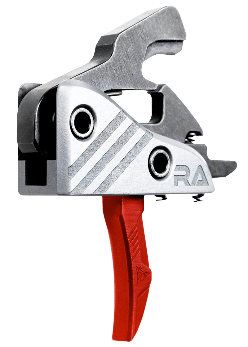Rise Armament RA524RED Blitz  Black/Red/Silver Fits AR-Platform
